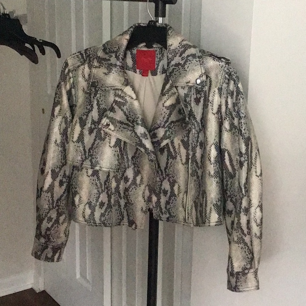 j lo snakeskin jacket, Y2k vintage